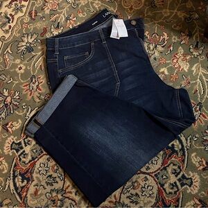 Lane Bryant Dark Blue Capris